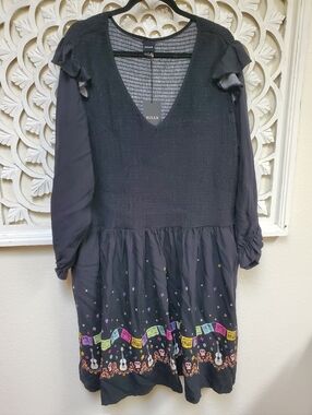 Disney Pixar NWT Coco Guitars And Icons GLOWS IN BLACKLIGHT Plus Size 3 Dress